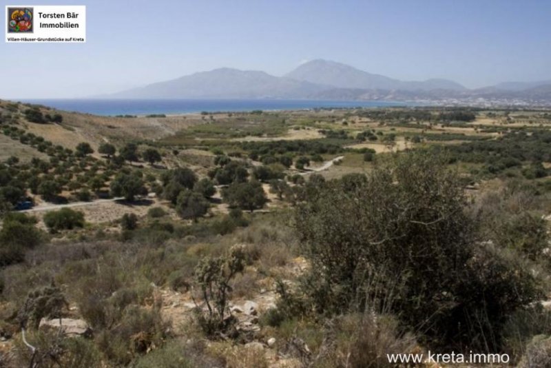 Neo Kalamaki Kreta, Kalamaki Baugrundstück 6.000m² purer kretischer Zauber. Grundstück kaufen